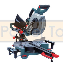 Пила торцовочная аккумуляторная с протяжкой Erbauer 18 V 5 Ah 216 mm