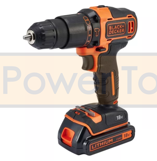 Шуруповерт Black & Decker з аксесуарами 18 V. Фото 2