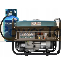 ГЕНЕРАТОР LPG газ / бензин K&S 3кВт