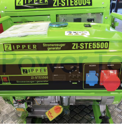 Генератор бензиновий Zipper ZI-STE5500 5500W трьохфазний. Фото 3