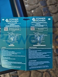 Дизельний генератор Konner&Sohnen KS 9100HDE-1/3 ATSR (EURO V) ВЖИВАНИЙ. Фото 3