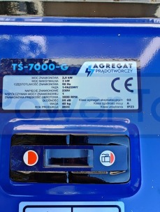 ГЕНЕРАТОР techsystem ts-7000-g 3KW 7KM газ/бензин LPG 230 . Фото 2