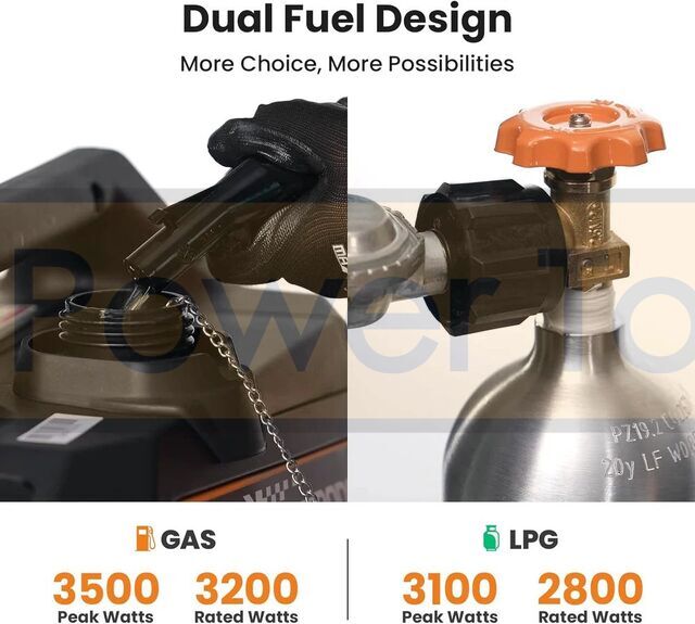 Інверторний генератор Maxpeedingrods MXR 3500S GAS бензин+газ. Фото 2