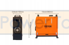 Повітряний дизельний обігрівач для авто,автономка,вебасто  VEVOR Parking Heater 5KW. Фото 6