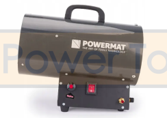 Газовий обігрівач. гармата ,25000 Вт, 520 м³/год, Powermat PM1030 ,газова гармата на природному газі,. Фото 4