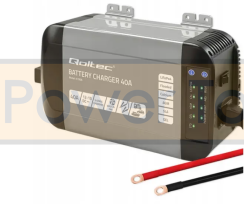 Інтелектуальний ,зарядний пристрій QOLTEC ,для акумуляторів LIFEPO4, AGM GEL SLA 40A 12V