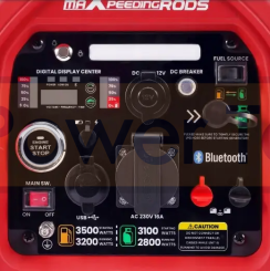 Генератор інверторний,MaXpeedingrods  MXR4000GT ,LPG бензин +пропан-бутан, Bluetooth. Фото 3